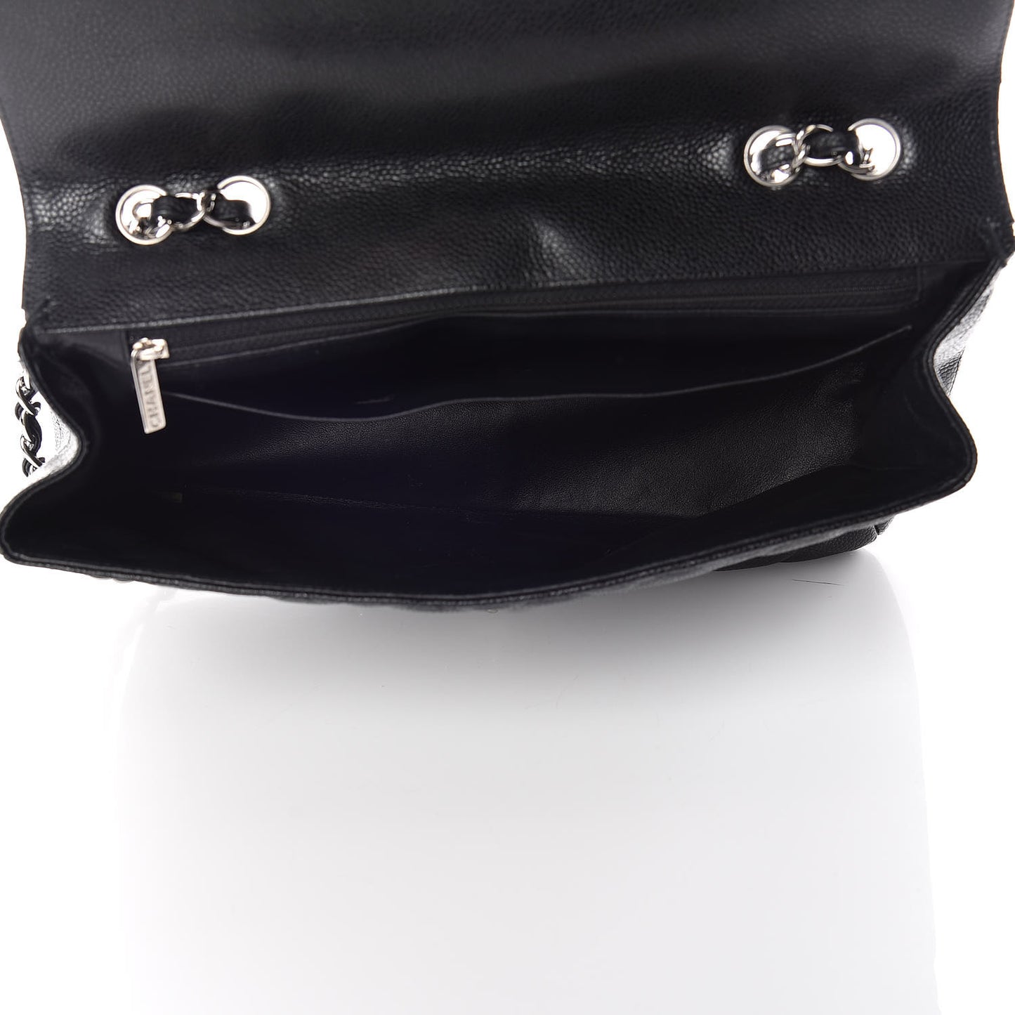 Caviar Quilted Jumbo Single Flap Black