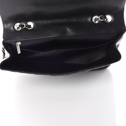 Chanel Caviar Quilted Jumbo Single Flap Black 5 of 23