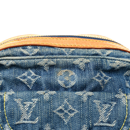 Louis Vuitton Denim Camera Bag Blue 12 of 13