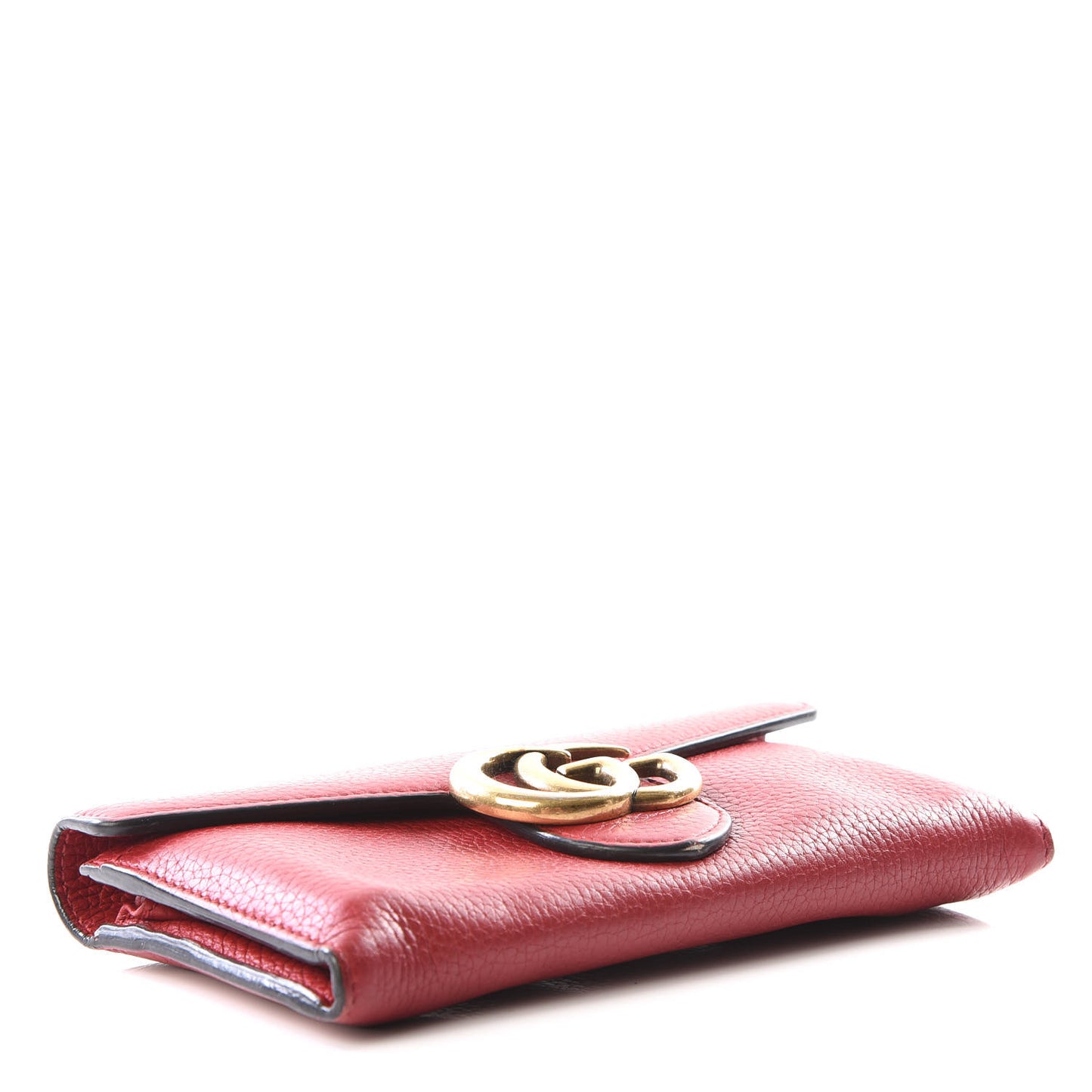 Cellarius Calfskin GG Marmont Continental Wallet Hibiscus Red