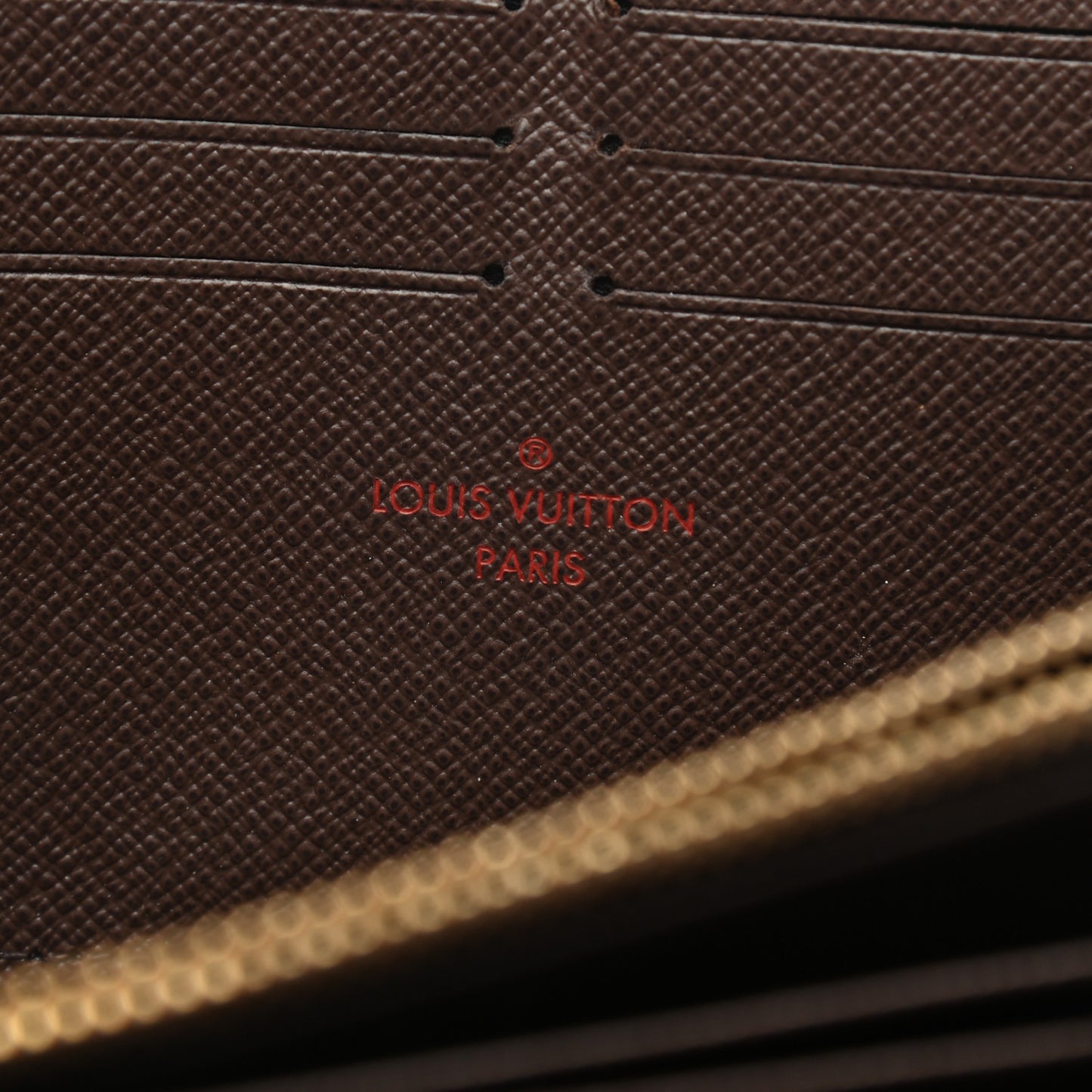 Damier Ebene Zippy Wallet