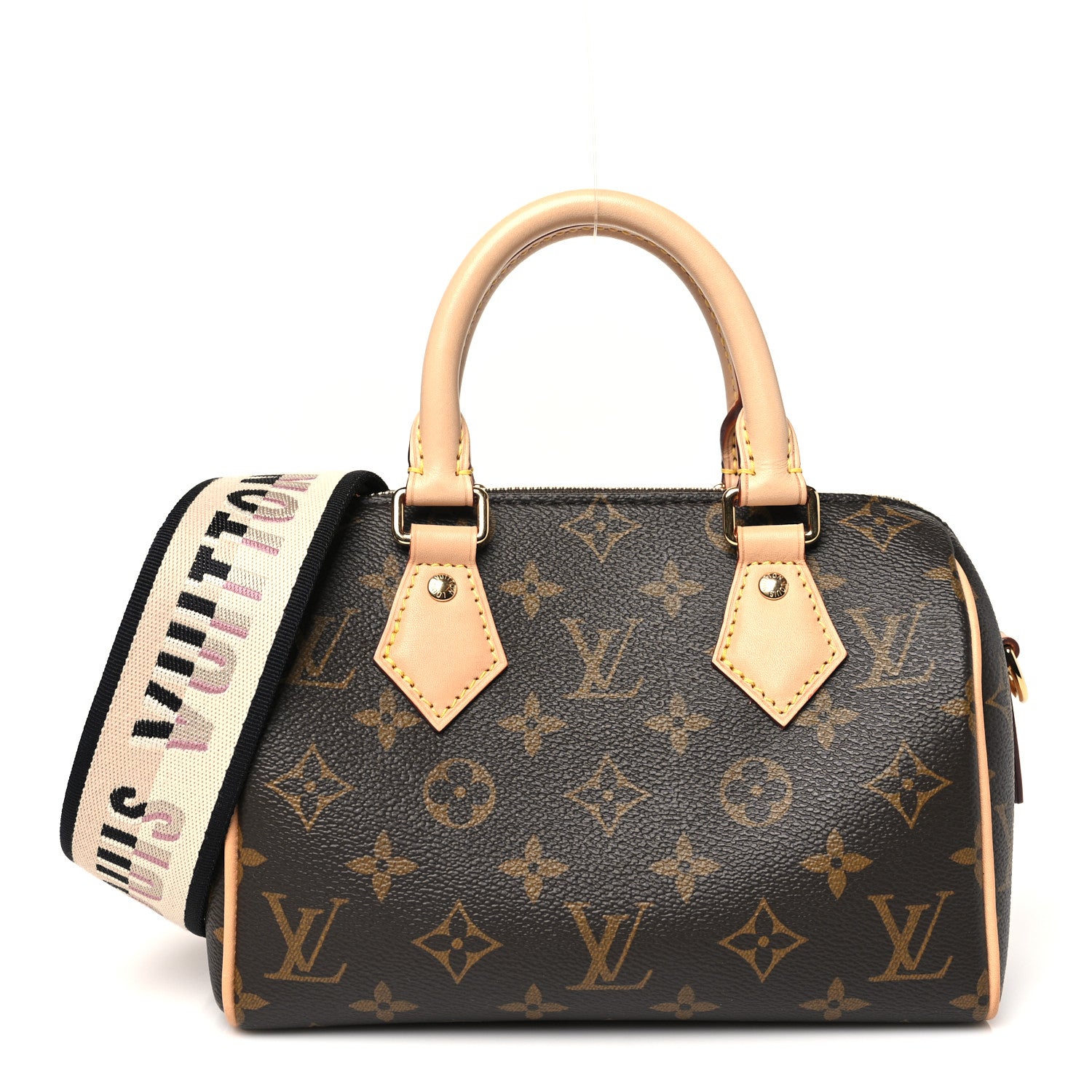 Louis Vuitton Monogram Speedy Bandouliere 20 Black 1 of 9