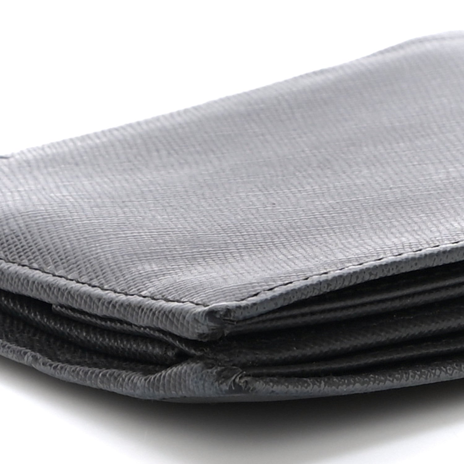 Prada Saffiano Bi-Fold Wallet Grafite 11 of 13