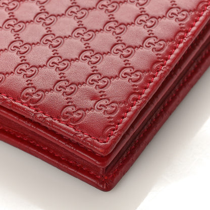 Gucci Microguccissima Crossbody Wallet Red 7 of 8