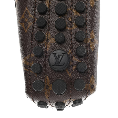 Louis Vuitton Monogram Mens Arizona Car Shoe Moccasin Loafers 39 Macassar 6 of 10