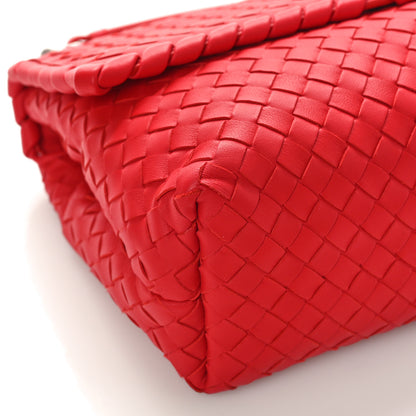 Bottega Veneta Nappa Intrecciato Baby Olimpia Shoulder Bag Vesuvio 8 of 9