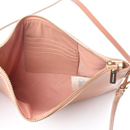 Burberry Patent Peyton Crossbody Clutch Bag Dusty Pink 5 of 10