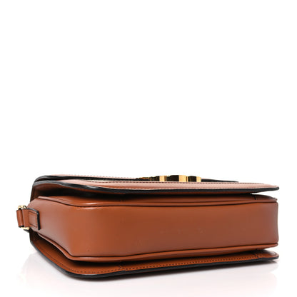 Celine Textile Calfskin Classique Triomphe Bag Natural Tan 4 of 9