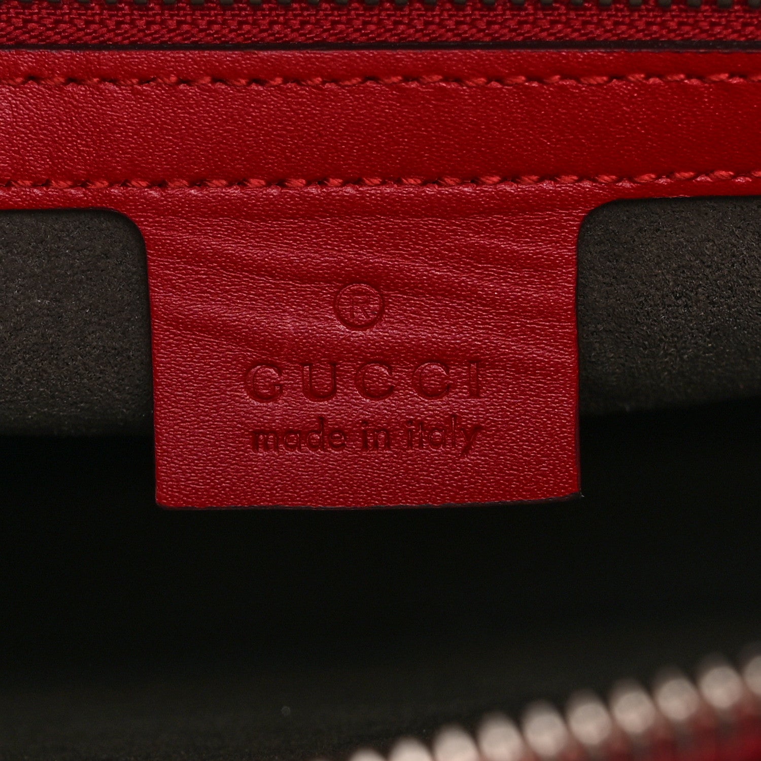 Gucci Guccissima Signature Messenger Bag Hibiscus Red 6 of 11