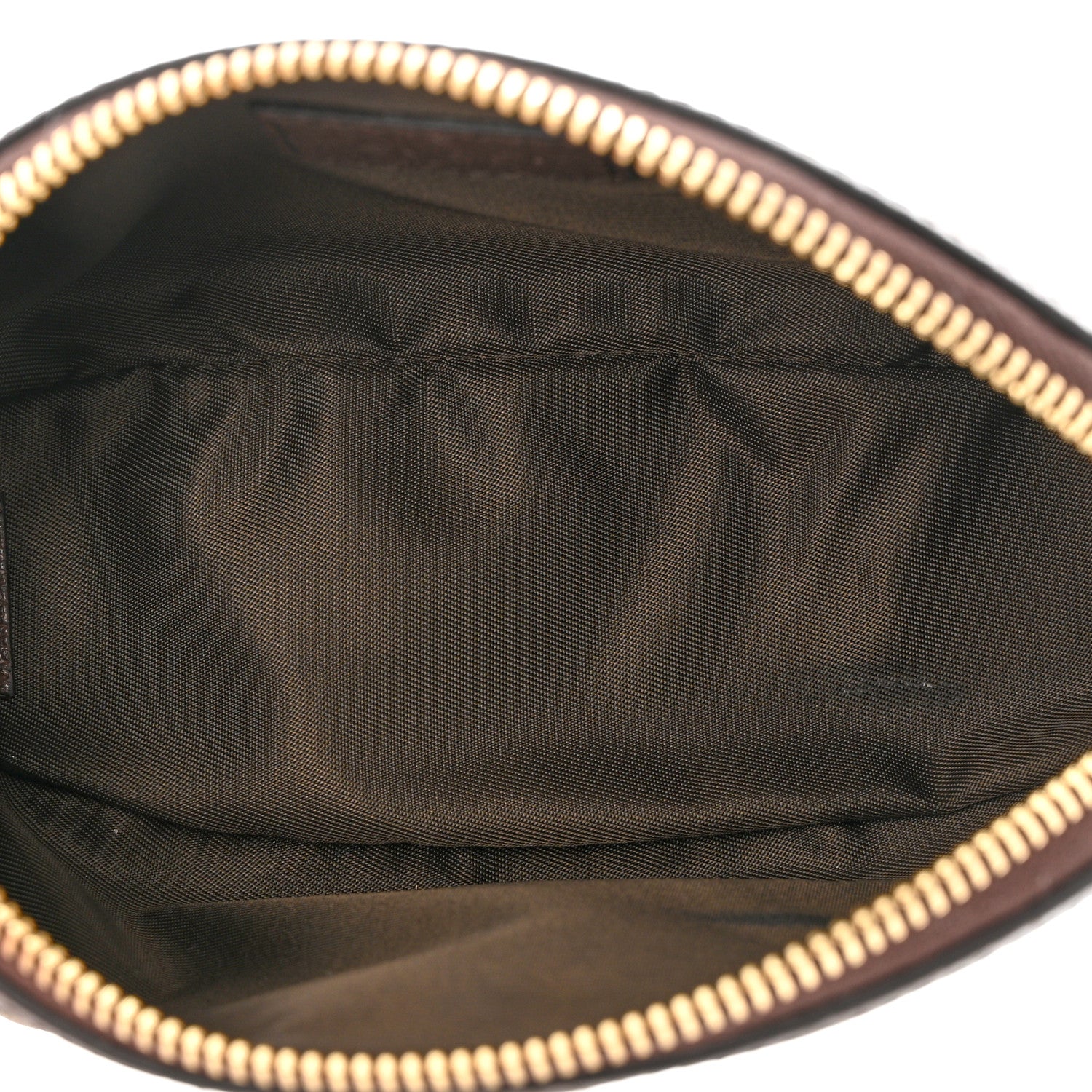 Gucci GG Supreme Monogram Textured Calfskin Web Medium Ophidia Cosmetic Case Beige Ebony New Acero 5 of 8