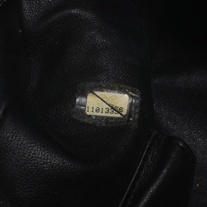 Chanel Leather Luxe Ligne Medium Bowler Black 7 of 7