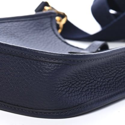 Hermes Taurillon Clemence Amazone Evelyne TPM Bleu Nuit Bleu Indigo 9 of 9