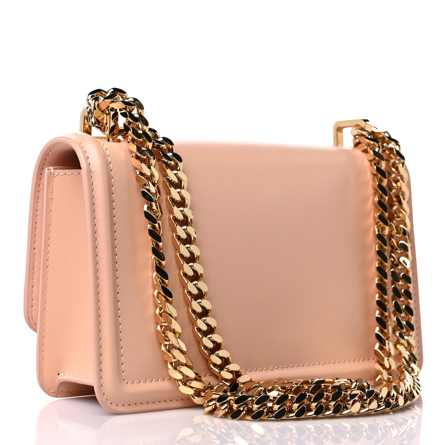 Calfskin Mini TB Bag Rose Beige