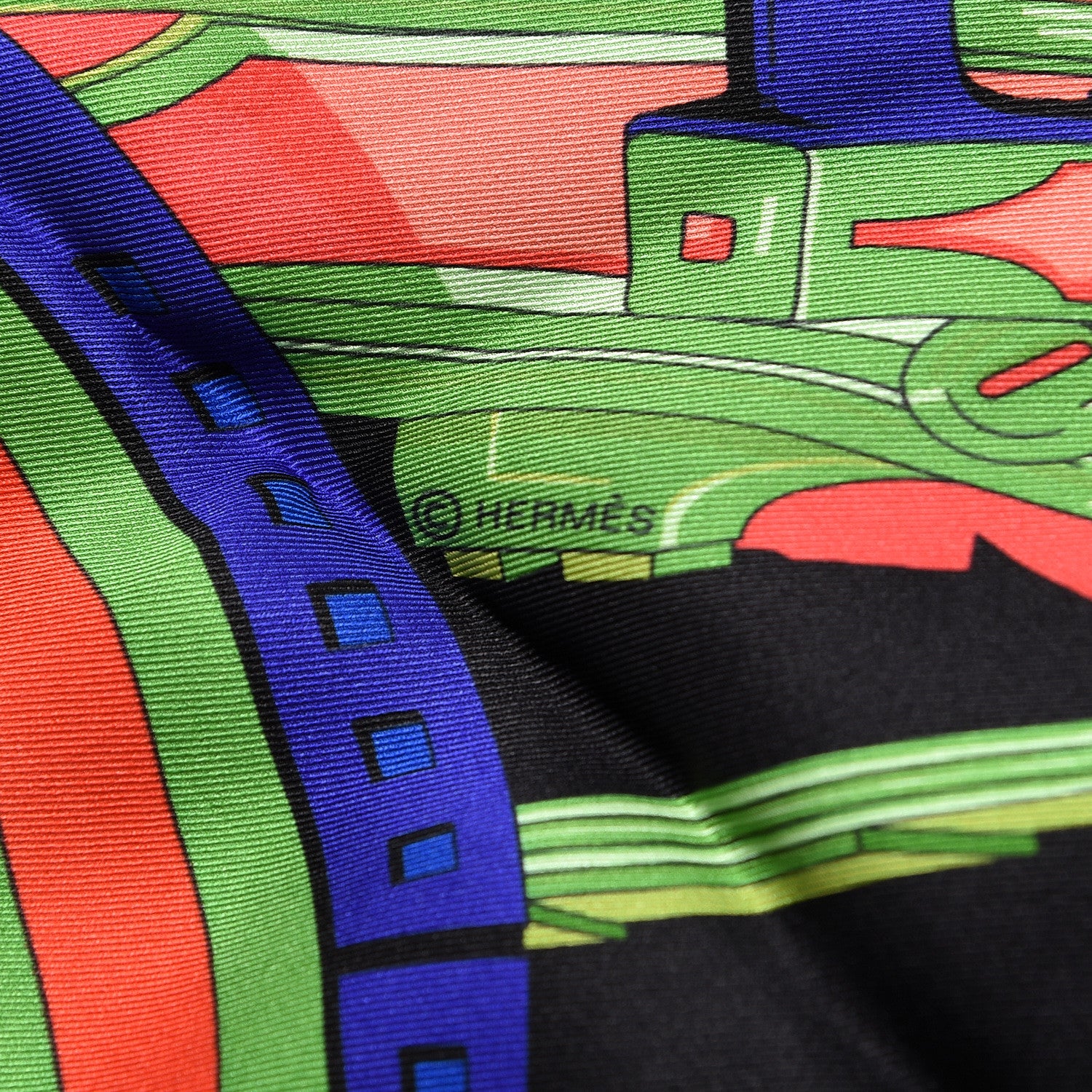 Hermes Silk Rythmes Scarf 65 3 of 4