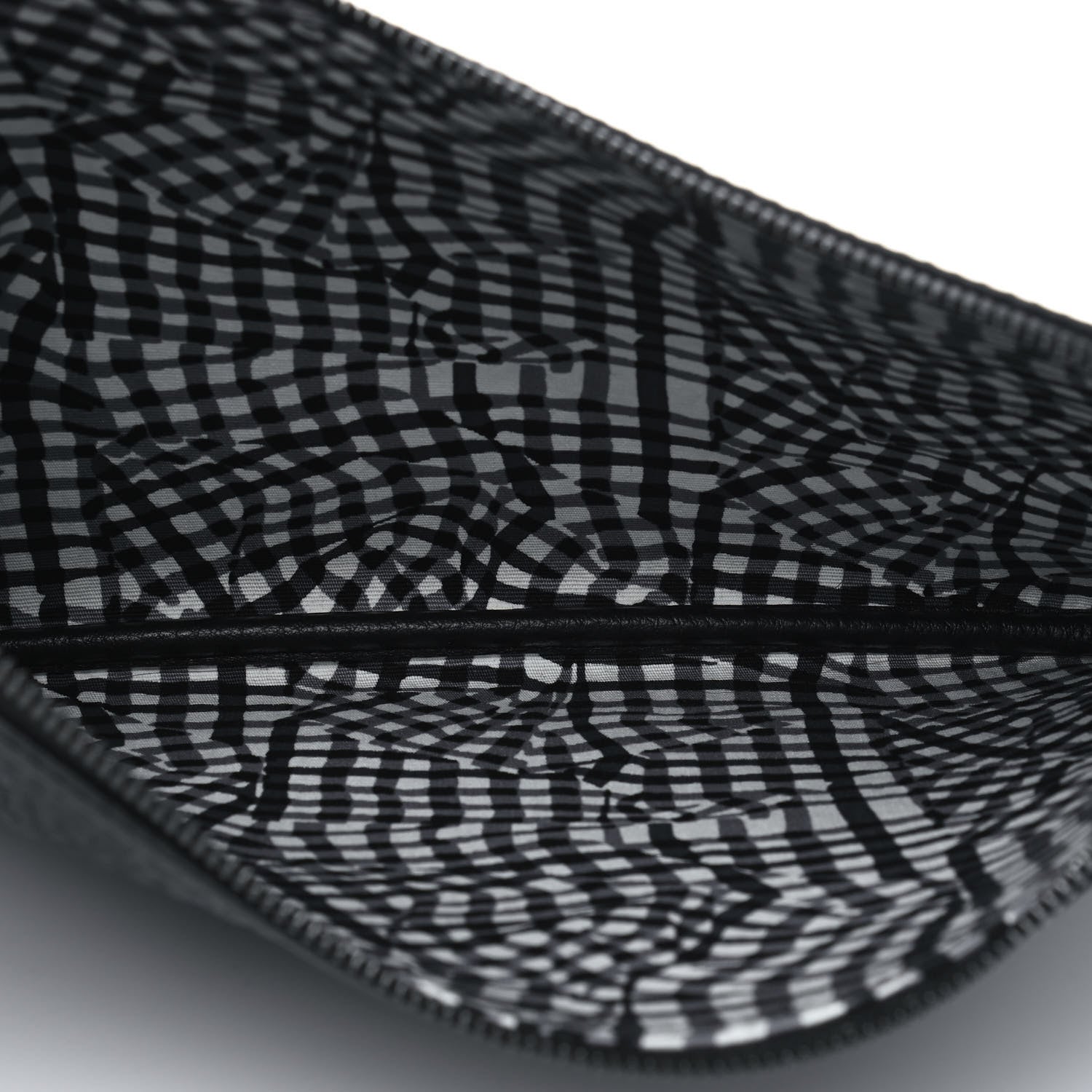 MCM Visetos Liz Shopper Tote Pouch Black 4 of 4