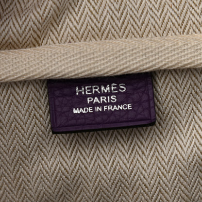 Hermes Taurillon Clemence Victoria II 35 Ultraviolet 6 of 13