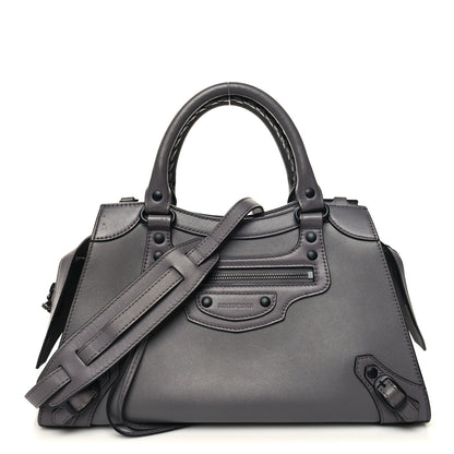 Balenciaga Smooth Calfskin Neo Classic Black Hardware S City Dark Grey 1 of 11