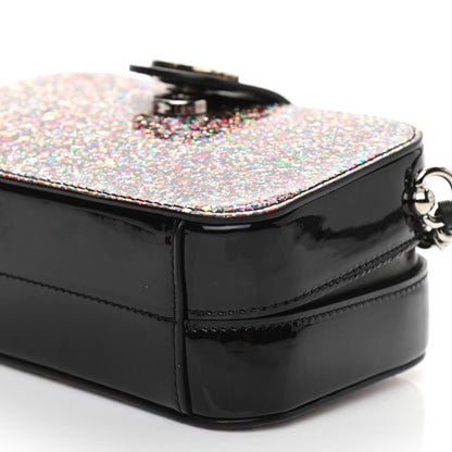 Chanel Glitter Patent Evening On The Moon Camera Case Black Multicolor 10 of 12