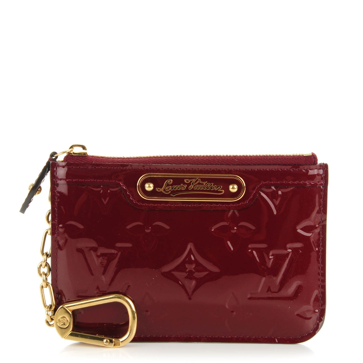 Louis Vuitton Vernis Key Pouch Griotte 1 of 6