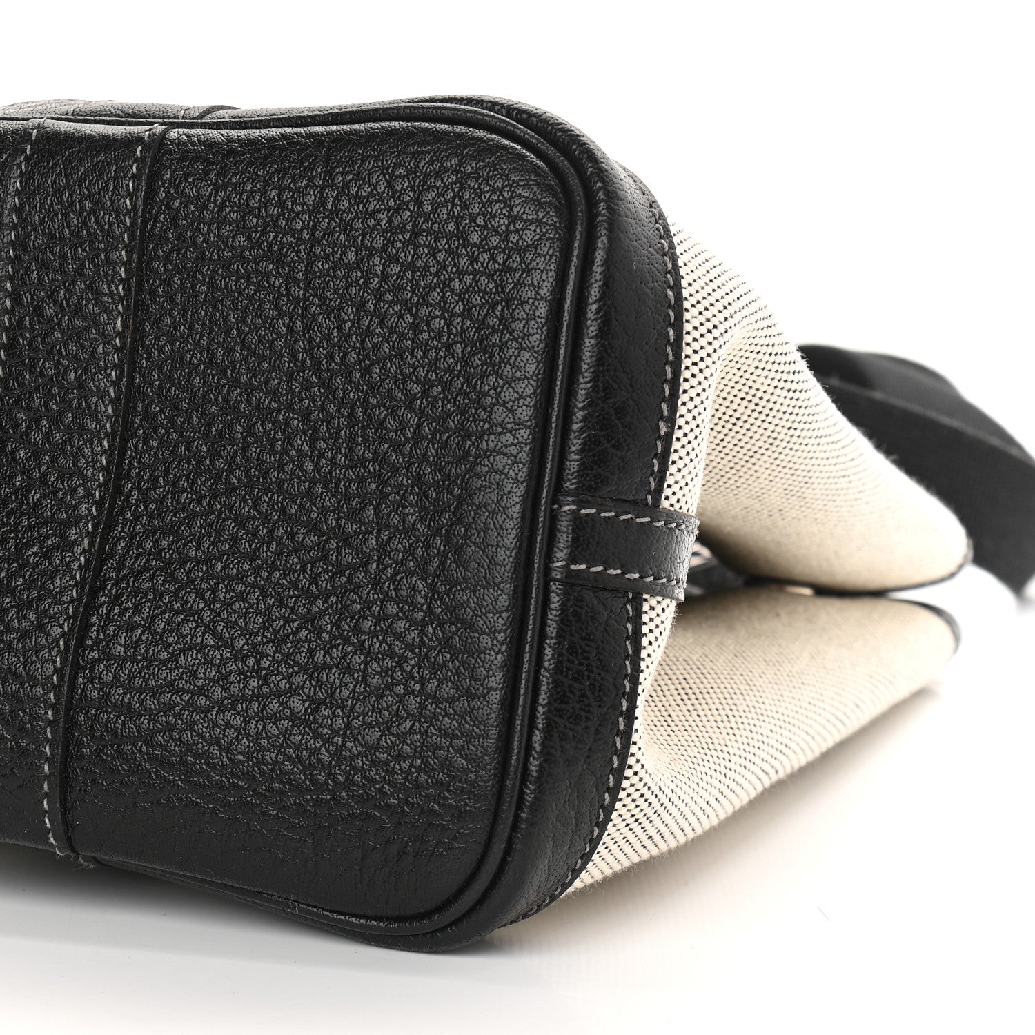 Hermes Twill D H Negonda Garden Party 30 TPM Ecru Black 9 of 9