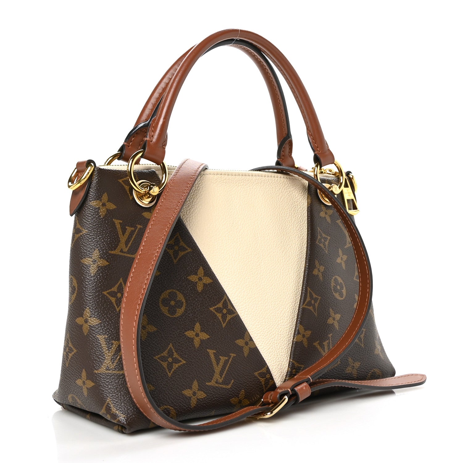 Louis Vuitton Monogram V Tote BB Creme 3 of 8