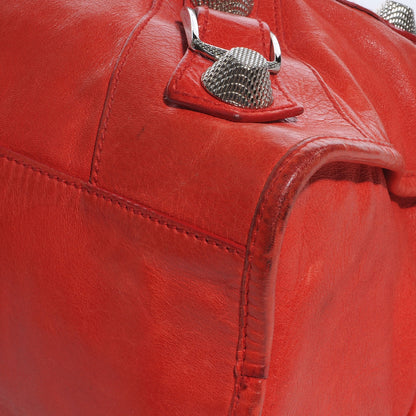 Balenciaga Agneau Giant 21 Silver Hardware CIty Vermillion 8 of 11