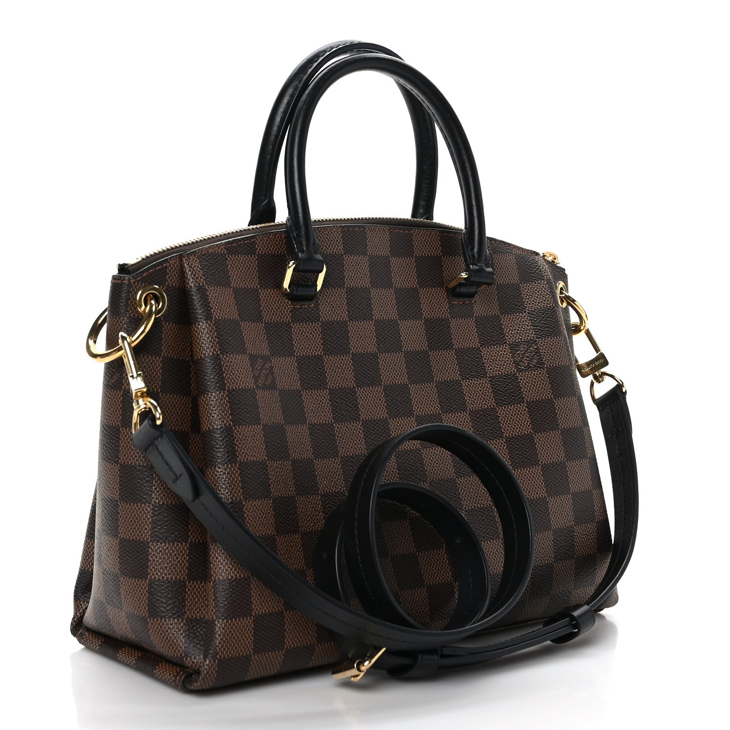 Louis Vuitton Damier Ebene Odeon Tote PM Black 3 of 8