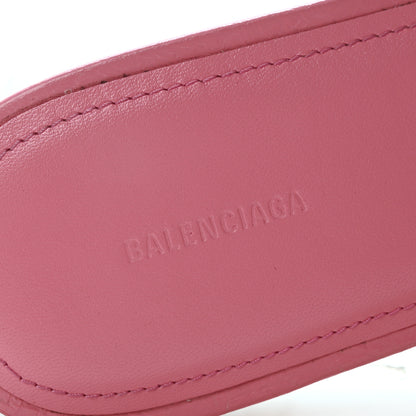 Balenciaga Agneau Arena Cagole Flat Slide Sandals 36 Sweet Pink 9 of 10