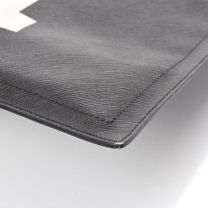 Givenchy Textured Coated Canvas Favelas Large Antigona Pouch Black 9 of 9