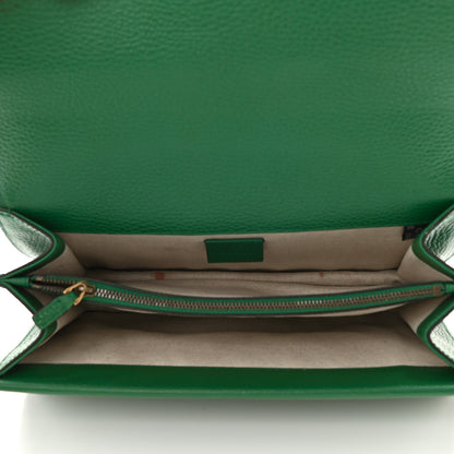 Gucci Pebbled Calfskin Small Dionysus Shoulder Bag Emerald 5 of 11