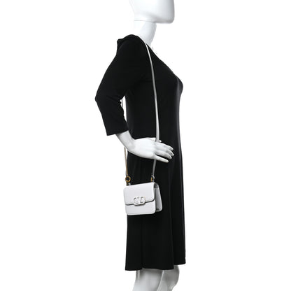 Valentino Garavani Smooth Calfskin Micro VSling Shoulder Bag White 2 of 9
