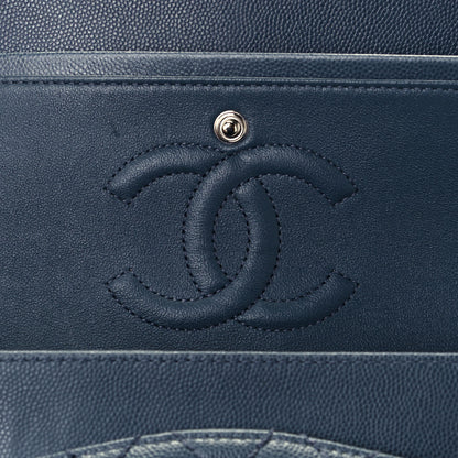 Chanel Caviar Quilted Medium Double Flap Grey 8 of 12