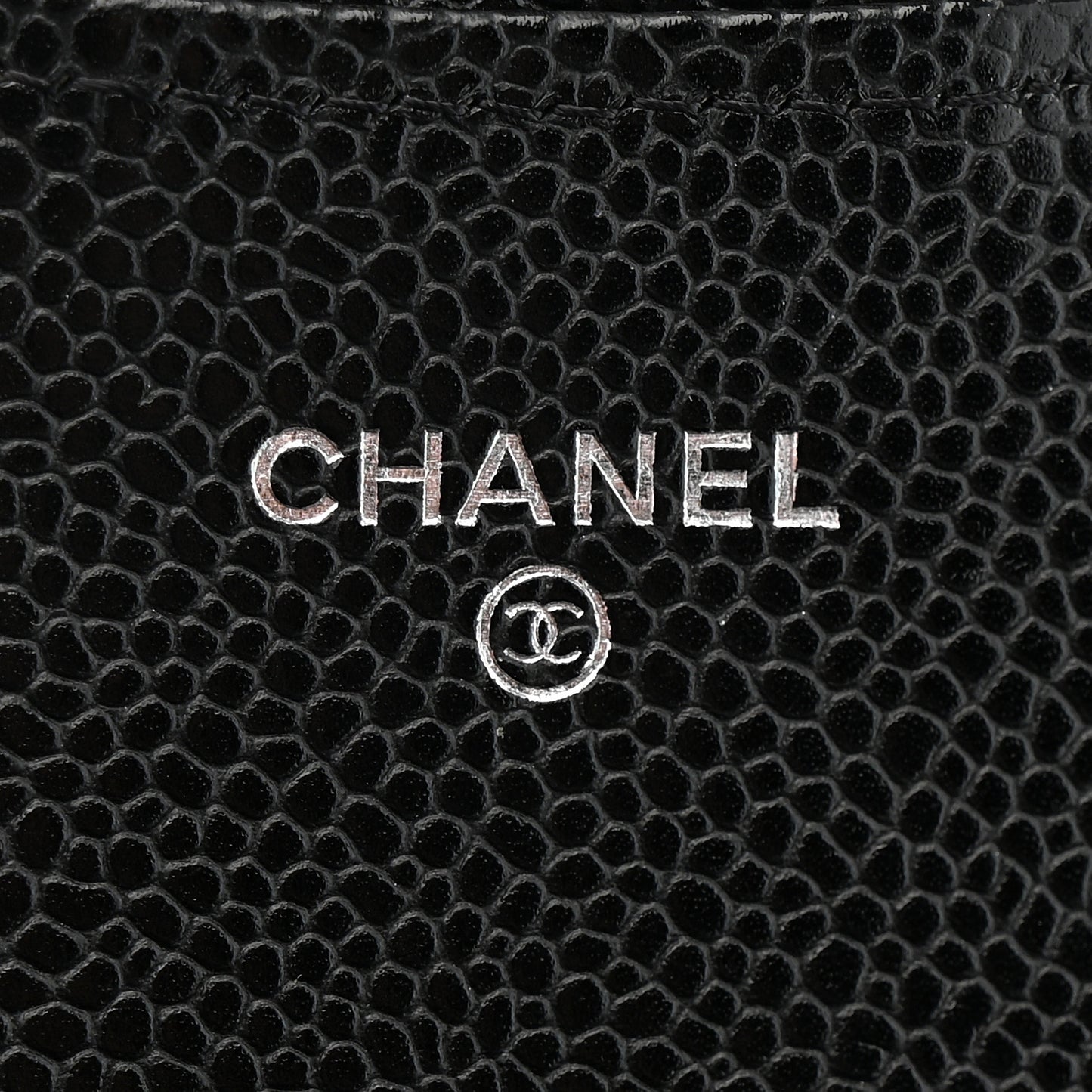 Caviar Quilted Large Gusset Flap Wallet Black