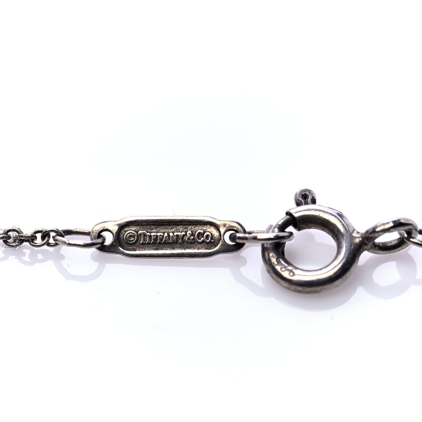 Sterling Silver Heart Key Pendant Necklace