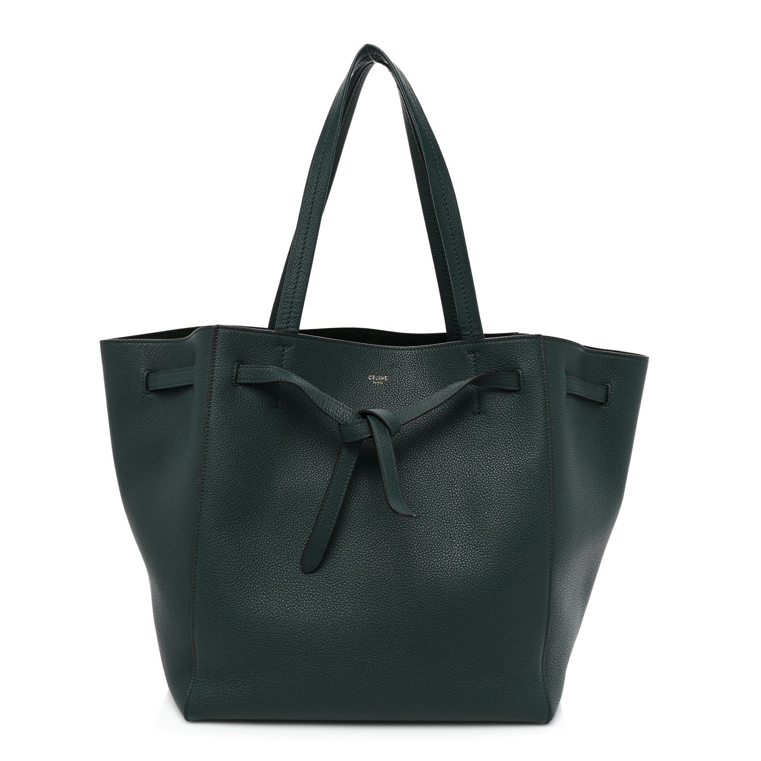 Celine Soft Grained Calfskin Small Belt Cabas Phantom Amazone 1 of 13