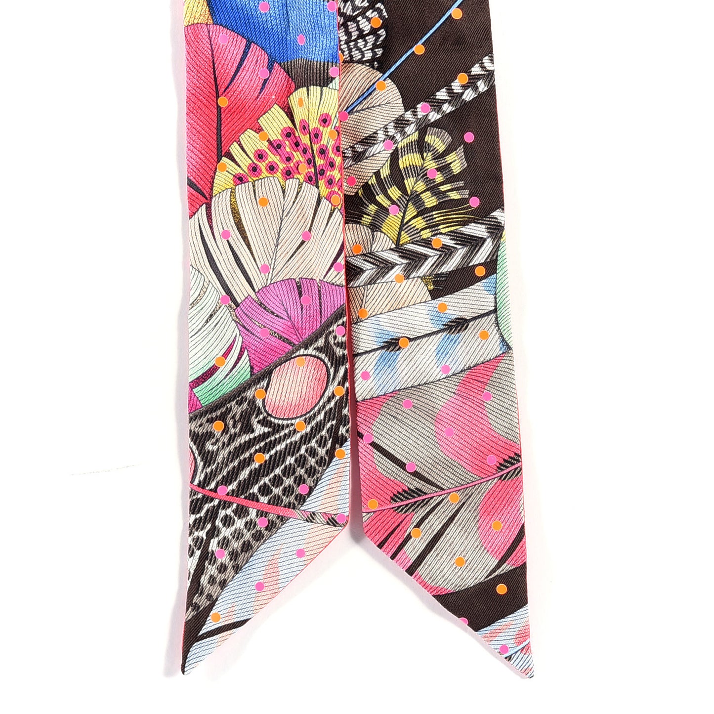 Silk Animapolis Plumetis Twilly Rose