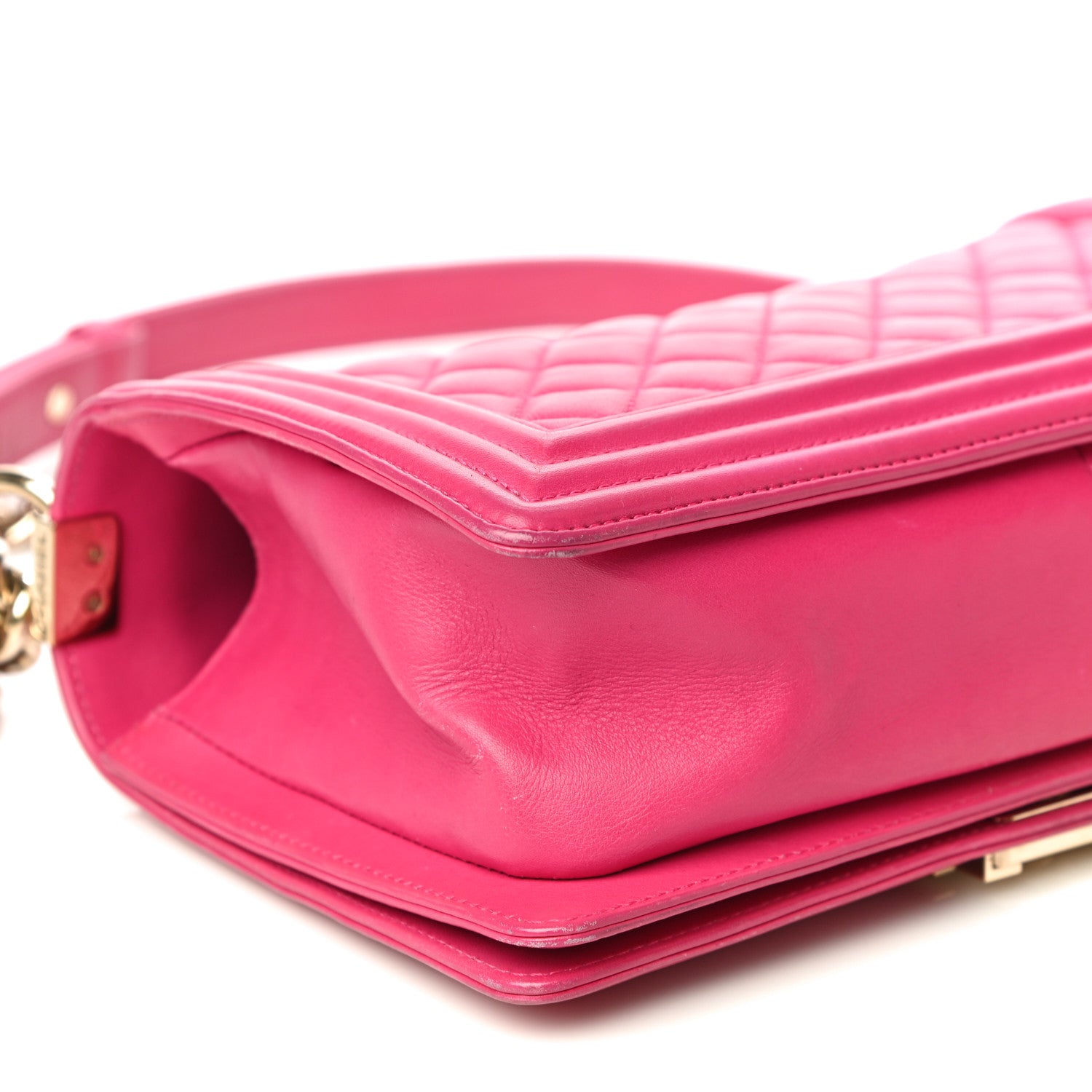 Chanel Lambskin Quilted Medium Boy Flap Pink 11 of 21