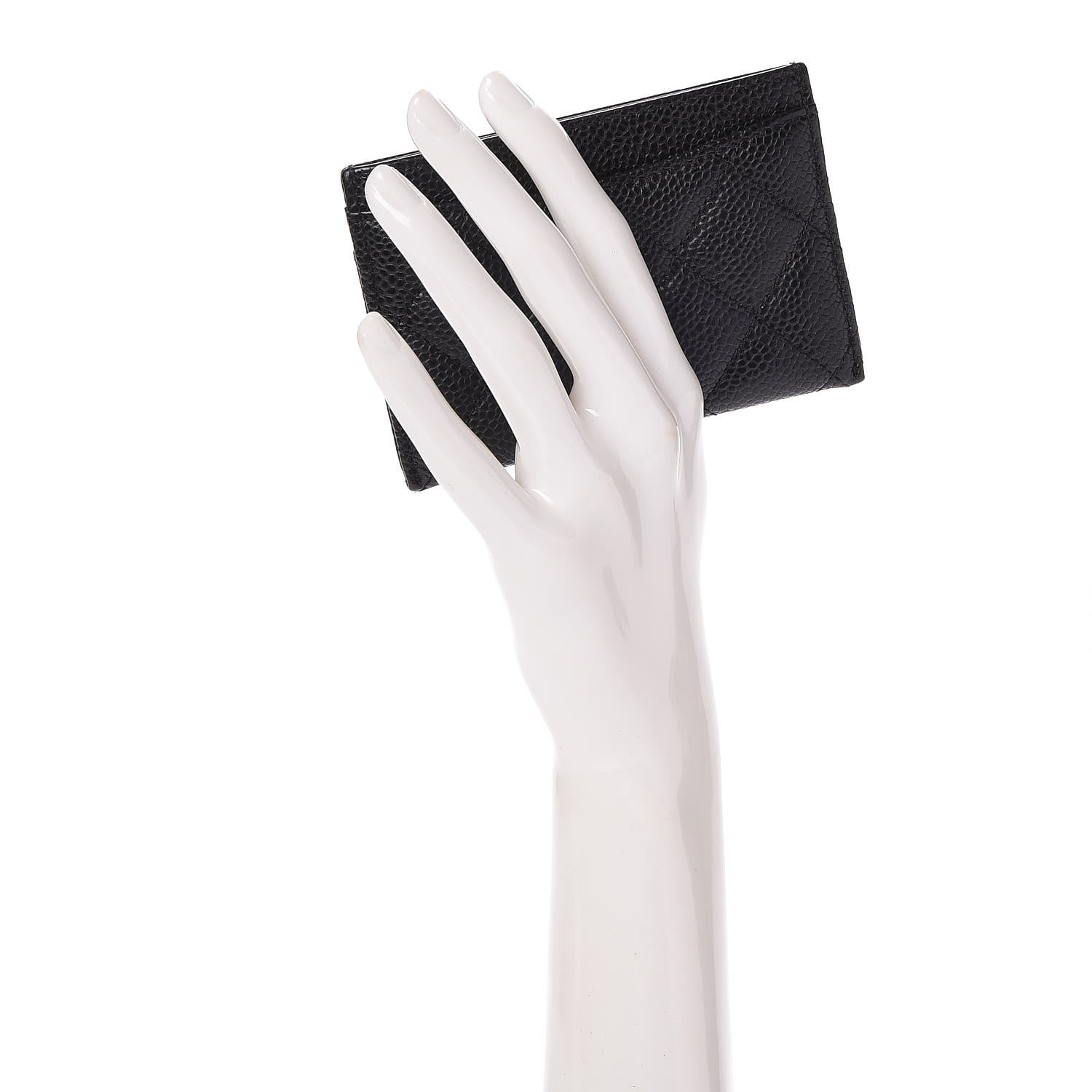 Chanel Caviar Quilted Card Holder Black 2 of 8