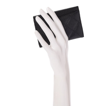 Chanel Caviar Quilted Card Holder Black 2 of 8