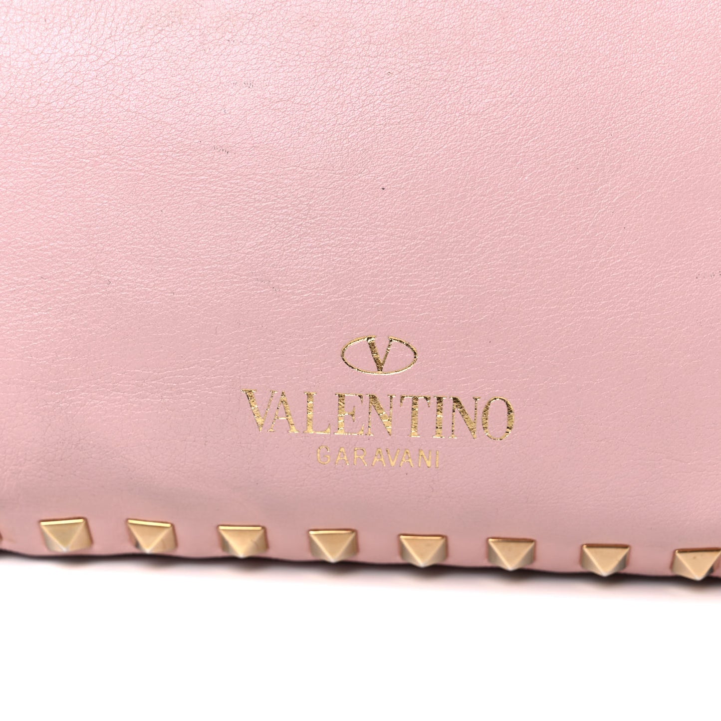 Vitello Small Rockstud Tote Pink