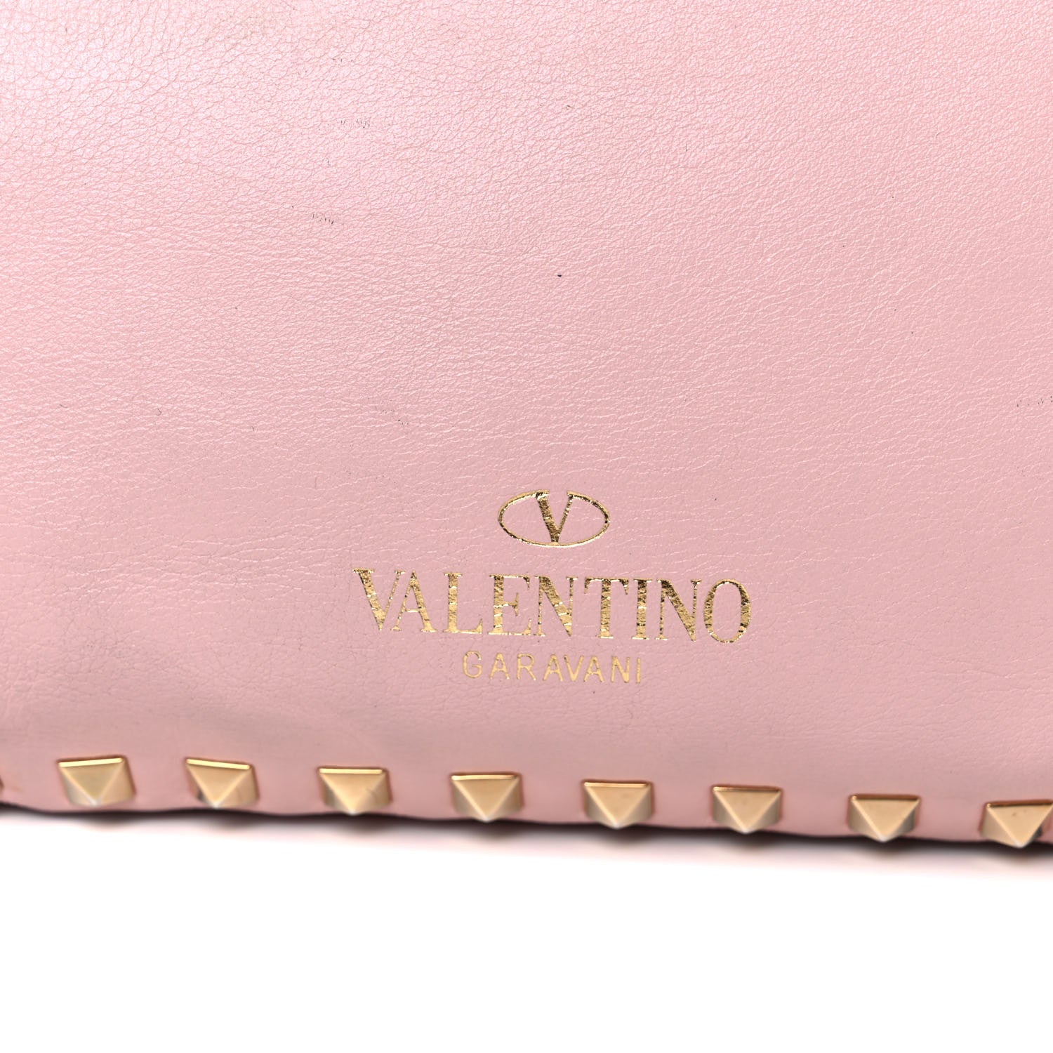 Valentino Garavani Vitello Small Rockstud Tote Pink 16 of 17