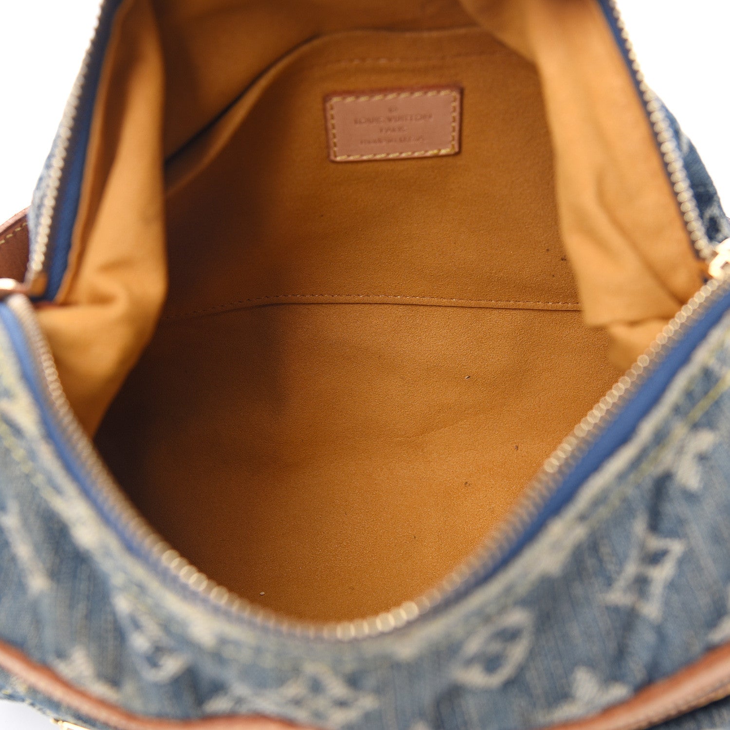 Louis Vuitton Monogram Denim Baggy PM Blue 4 of 11