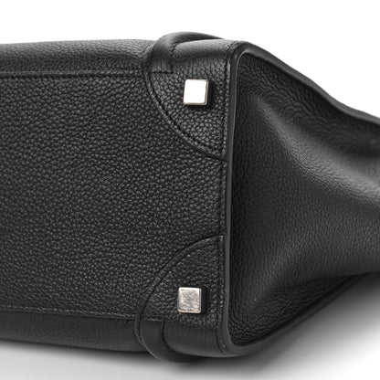 Celine Drummed Calfskin Micro Luggage Black 8 of 10