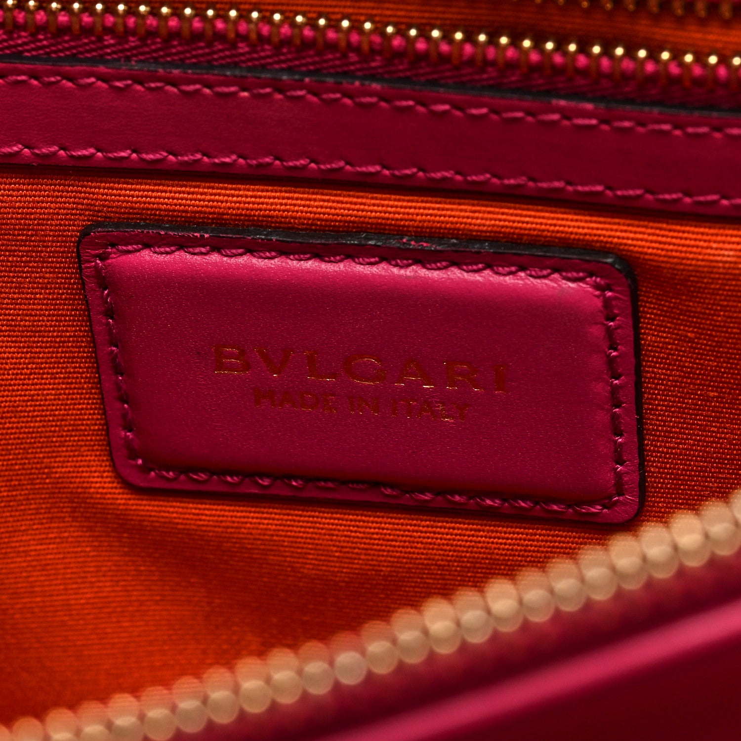 Bulgari Calfskin Serpenti Forever Shoulder Bag Pink 6 of 8