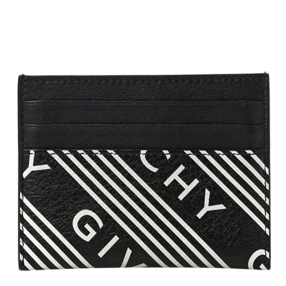 Givenchy Lambskin Logo Printed Card Holder Black 1 of 9