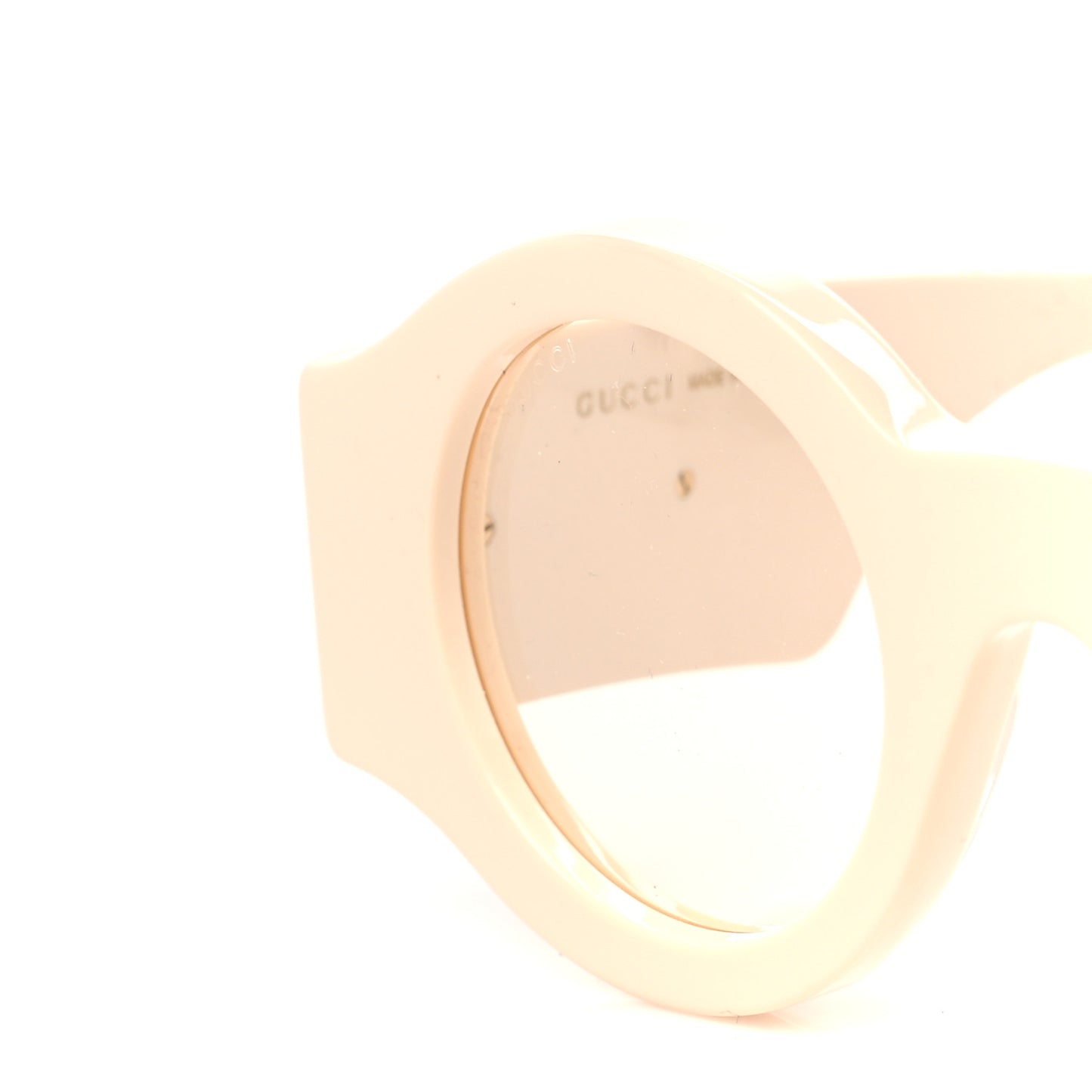 Acetate Round Sunglasses GG0629S Ivory