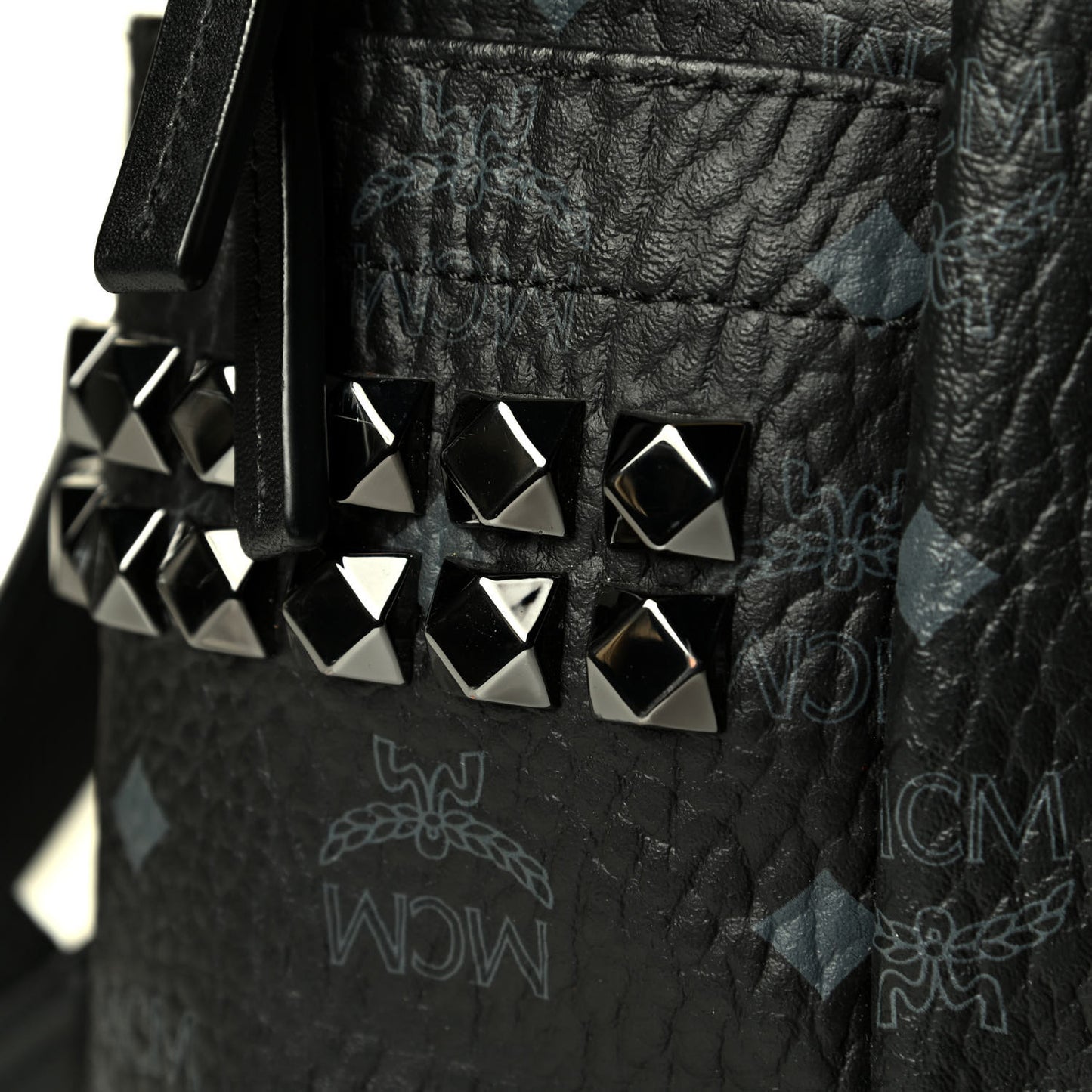 Visetos Medium Side Studs Stark Backpack Black