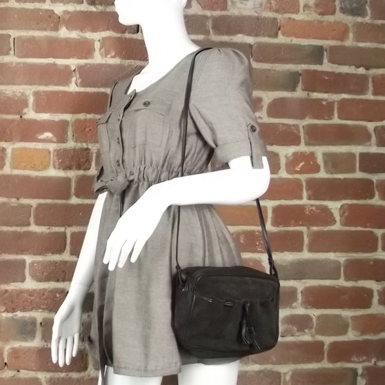Bottega Veneta Vintage Suede Tassel Bag 2 of 8