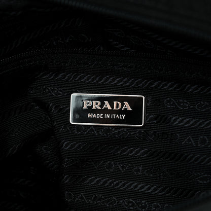Prada Nylon Vela Messenger Bag Black 7 of 9