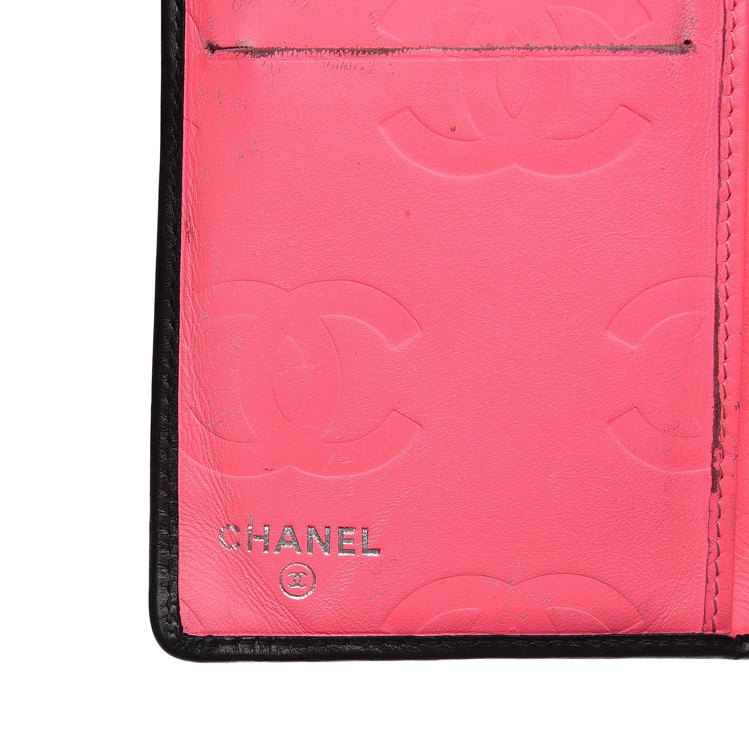 Chanel Calfskin Quilted Cambon Yen Wallet Black 6 of 17